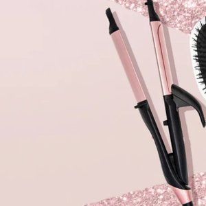 NEW IN BOX: Beachwaver Clamp & Curl 2-in-1 Styling Iron, Rose Gold